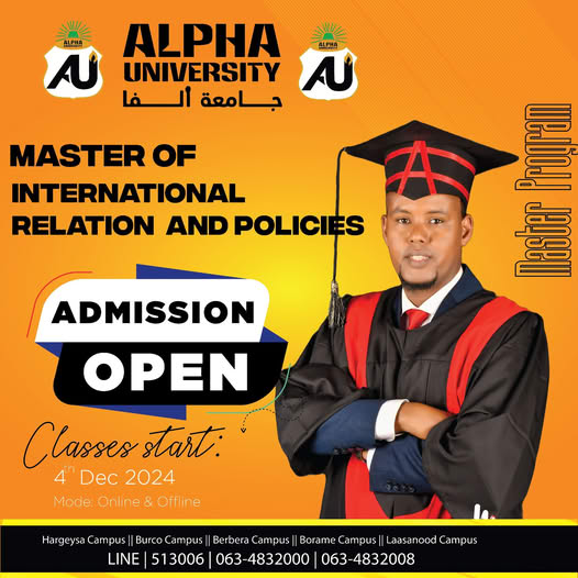 Master of International Relation & Policies