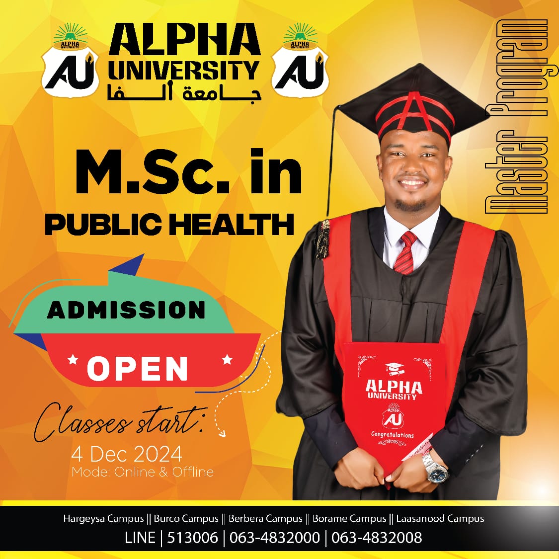 M.Sc. in public Health